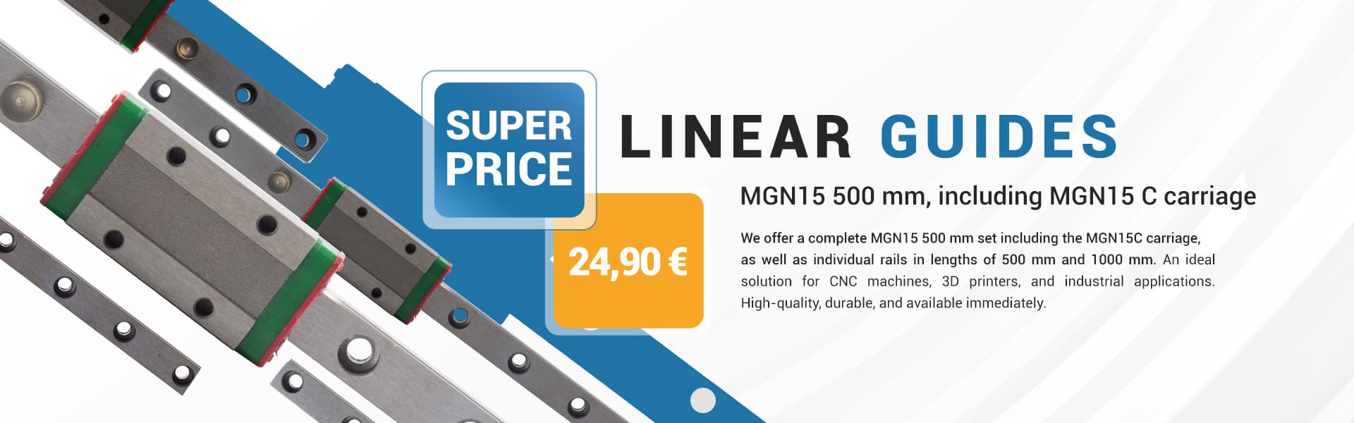 Linear rail MGN15C 500mm